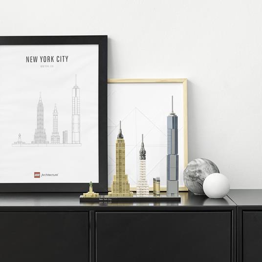 LEGO Architecture 21028 New York City, Collezione Skyline, Modellismo Monumenti, Mattoncini Creativi, Idea Regalo - 15