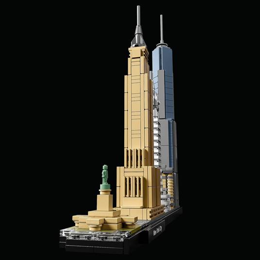 LEGO Architecture 21028 New York City, Collezione Skyline, Modellismo  Monumenti, Mattoncini Creativi, Idea Regalo