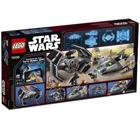 LEGO Star Wars (75150). TIE Advanced di Vader contro A-Wing Starfighter - 9