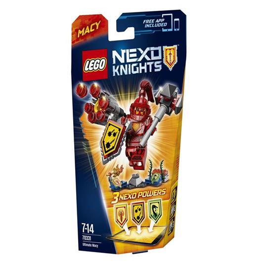 LEGO Nexo Knights (70331). Ultimate Macy - LEGO - Nexo Knights - Generici -  Giocattoli | IBS