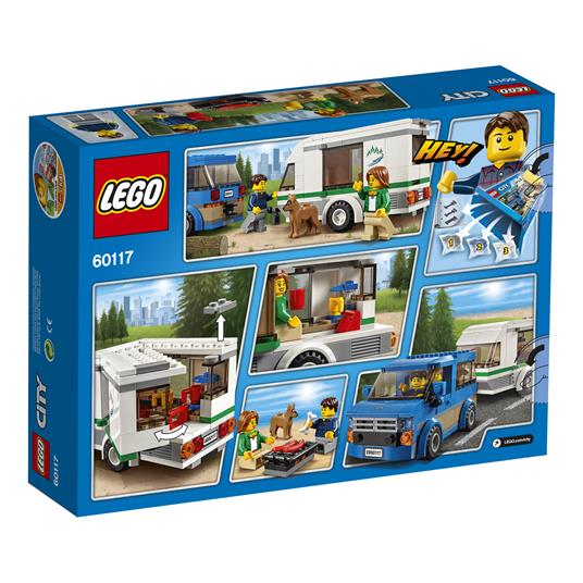 LEGO City Great Vehicles (60117). Furgone e caravan - LEGO - City Great  Vehicles - Edifici e architettura - Giocattoli