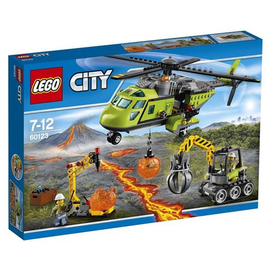 LEGO City (60123). Elicottero dei Rifornimenti Vulcanico - LEGO