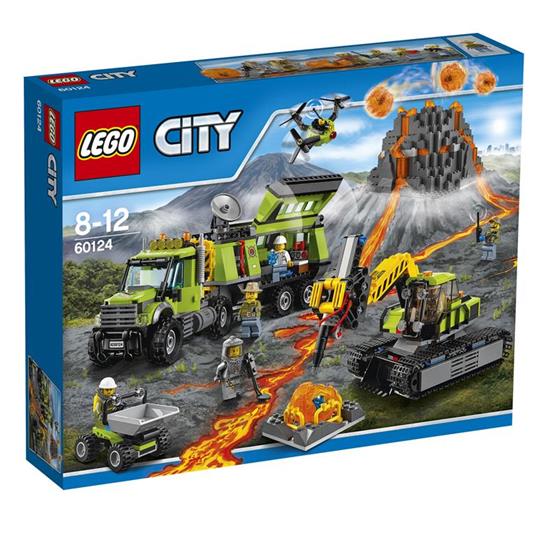 LEGO City (60124). Base delle Esplorazioni Vulcanica - LEGO - LEGO City -  Mestieri - Giocattoli | IBS
