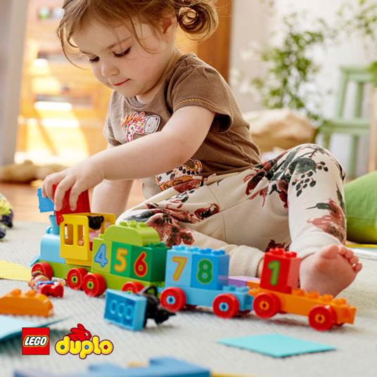 LEGO Duplo My First (10847). Il treno dei numeri - LEGO - Lego Duplo - Set  mattoncini - Giocattoli | IBS