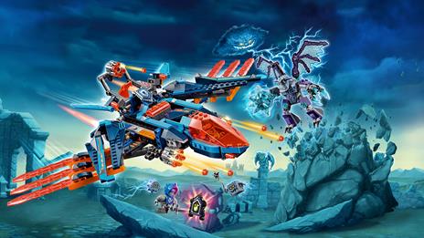 LEGO Nexo Knights (70351). Il Falcon Fighter di Clay - 9