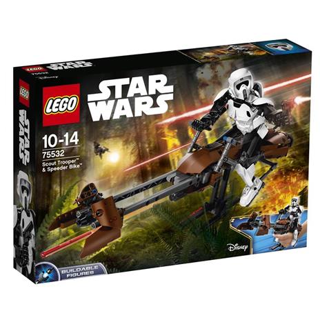 LEGO Constraction Star Wars (75532). Scout Trooper e Speeder Bike - 5