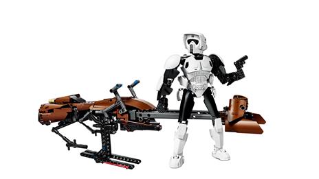 LEGO Constraction Star Wars (75532). Scout Trooper e Speeder Bike - 12