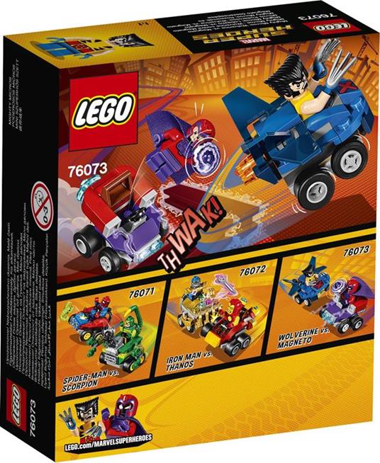 LEGO Super Heroes (76073). Mighty Micros: Wolverine contro Magneto - 18