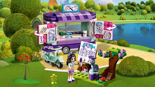 LEGO Friends (41332). Lo stand dell'arte di Emma - 4