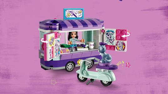 LEGO Friends (41332). Lo stand dell'arte di Emma - 5