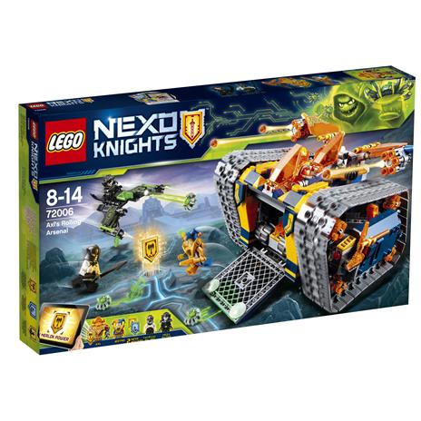 LEGO Nexo Knights (72006). Arsenale rotolante di Axl