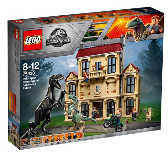 LEGO Jurassic World (75930). Attacco dell?Indoraptor al Lockwood Estate