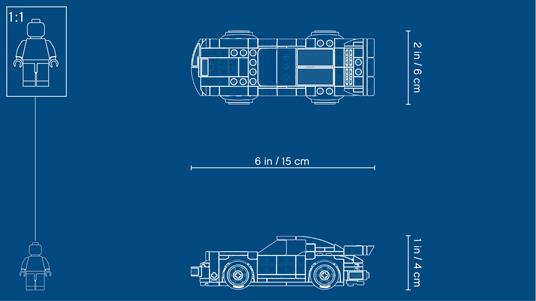 LEGO Speed Champions (75888). Porsche RSR E 911 Turbo 3.0 - 5