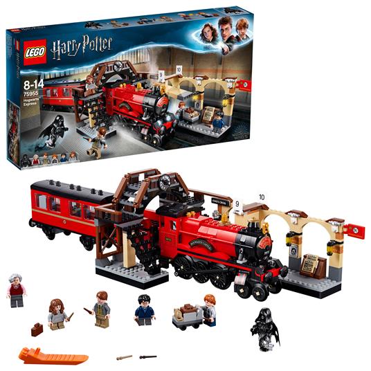 LEGO Harry Potter 75955 Espresso per Hogwarts, Stazione di Kings Cross con Binario, Treno Giocattolo da Costruire - 10
