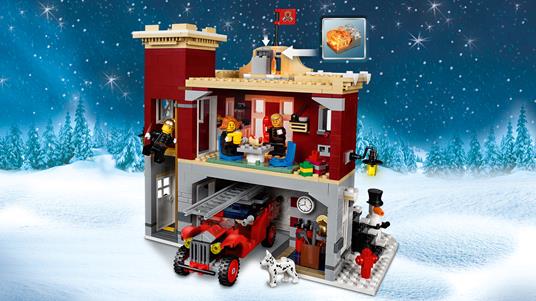 LEGO Creator Expert (10263). Caserma dei pompieri del villaggio invernale