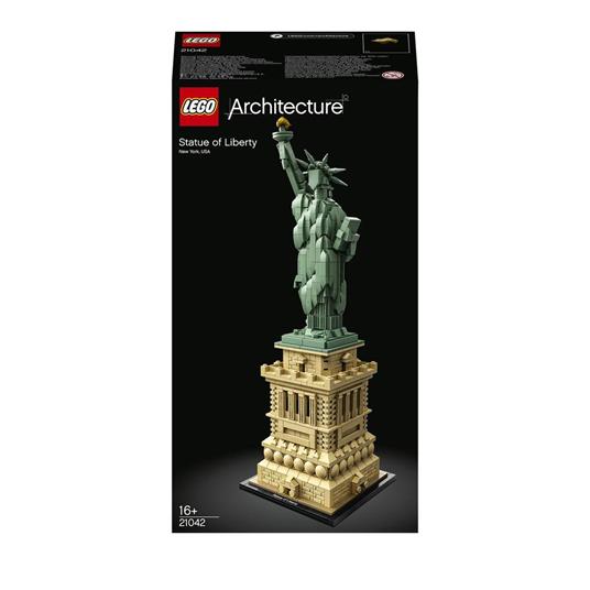 LEGO Architecture 21042 Statua della Libertà, Set di Costruzioni e Idea  Regalo Collezionabile, Souvenir di New York