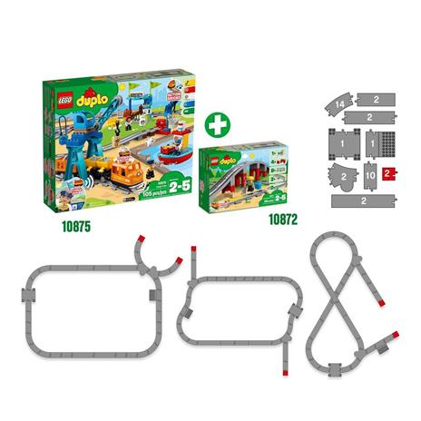 LEGO DUPLO 10872 Ponte e Binari Ferroviari Giochi per Bambini in Età Prescolare con Mattoncino Sonoro Giocattoli Educativi - 6