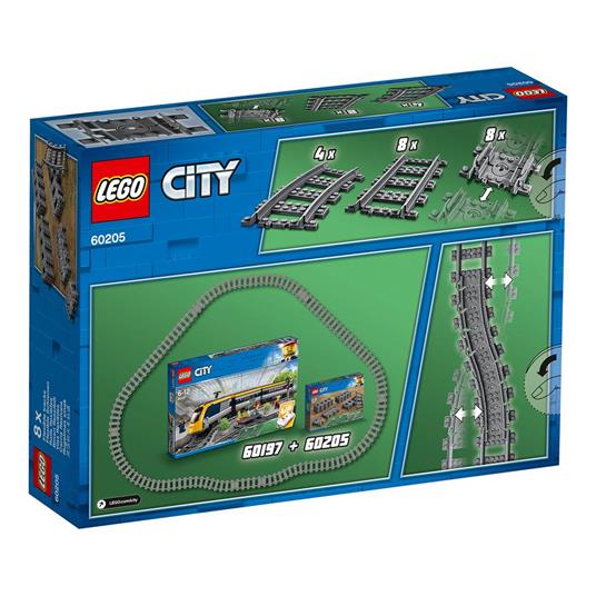 LEGO City (60205). Binari - LEGO - City Trains - Mezzi pesanti - Giocattoli  | IBS