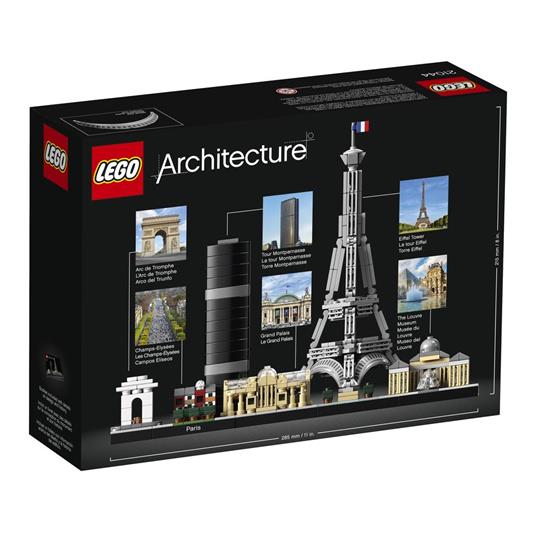 LEGO Architecture 21044 Parigi, con Torre Eiffel e Museo del Louvre,  Modellismo Monumenti, Set da Collezione Skyline - LEGO - Architecture -  Edifici e architettura - Giocattoli | IBS