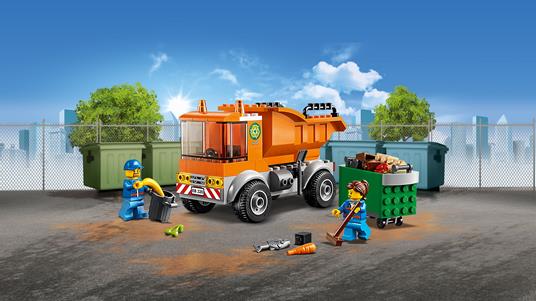 Camion della spazzatura giocattolo, Lego City Great Vehicles, con 2  minifigure e accessori, per bambini dai 4 anni in su, 60220