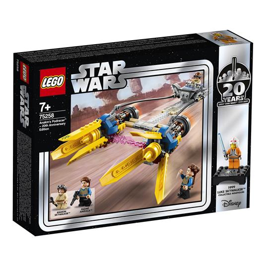 LEGO Star Wars (75258). Sguscio di Anakin. Edizione 20° Anniversario - LEGO  - Star Wars - Astronavi - Giocattoli | IBS