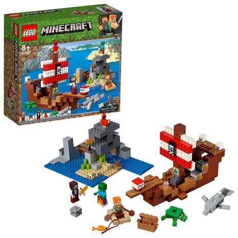 LEGO Minecraft (21152). Avventura sul galeone dei pirati - LEGO - Minecraft  - TV & Movies - Giocattoli | IBS