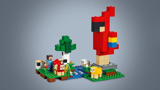 LEGO Minecraft (21153). La fattoria della lana - LEGO - Minecraft -  Cartoons - Giocattoli | IBS