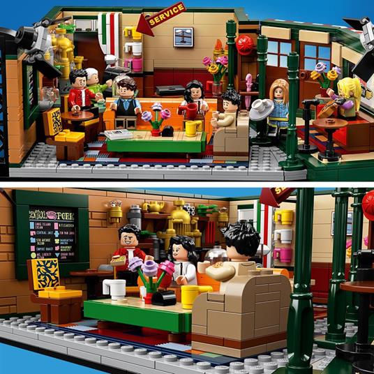 LEGO Ideas 21319 Central Perk, Set con l'Iconico Caffè e 7