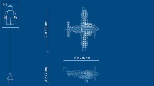 Lego Creator 3 in 1 Aereo a Elica 31099