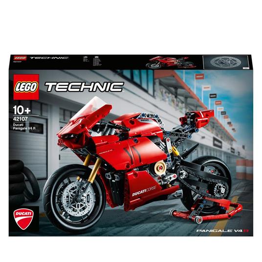 LEGO Technic 42107 Ducati Panigale V4 R, Moto Giocattolo da Collezione,  Modellismo, Replica Modello Originale, Set per Adulti - LEGO - Technic -  Veicoli - Giocattoli | IBS