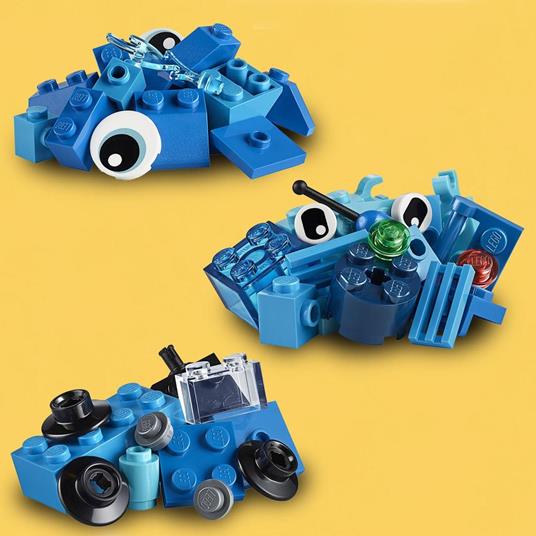 LEGO Classic Mattoncini e Ruote, Set di Costruzioni per Bambini 4 Anni con  Macchinine Giocattolo, Trenino