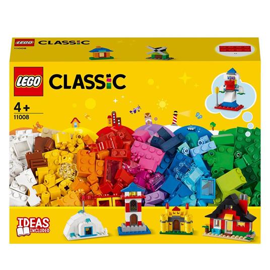 LEGO Classic 11008 Mattoncini e Case, Giochi Creativi per Bambino e Bambina  dai 4 Anni in su, 6 Facili Modelli - LEGO - Classic - Set mattoncini -  Giocattoli | IBS