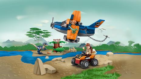 LEGO Jurassic World (75942). Velociraptor: salvataggio in biplano - 5