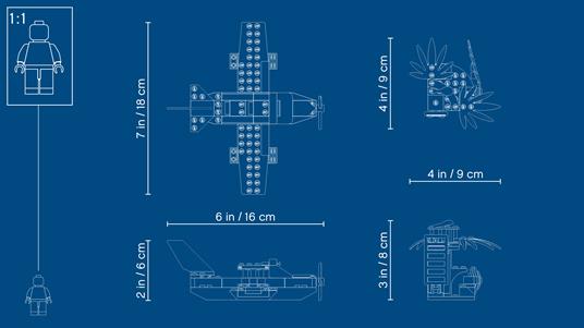 LEGO Jurassic World (75942). Velociraptor: salvataggio in biplano - 10