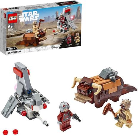 LEGO Star Wars (75265). Microfighter T-16 Skyhopper vs Bantha