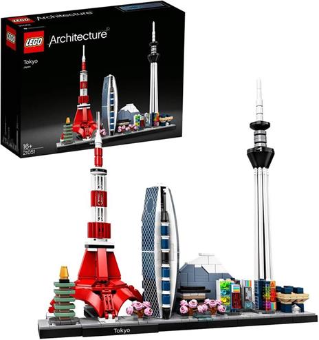 LEGO Architecture 21051 Tokyo, Collezione Skyline, Set di Edifici da Collezione per Adulti - 4