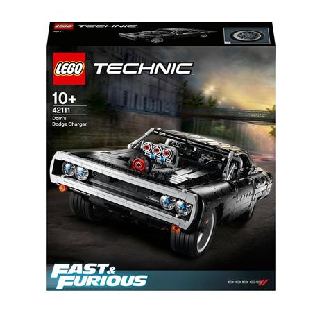 LEGO Technic 42111 Dom's Dodge Charger Macchina Giocattolo dal Film Fast and Furious Modellino Auto da Corsa Idee Regalo - 4