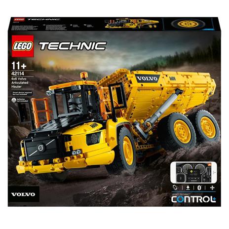LEGO Technic 42114 6x6 Volvo - Camion Articolato, Veicolo Telecomandato da  Costruire, Giocattolo per Bambini - LEGO - Technic - Veicoli - Giocattoli |  IBS