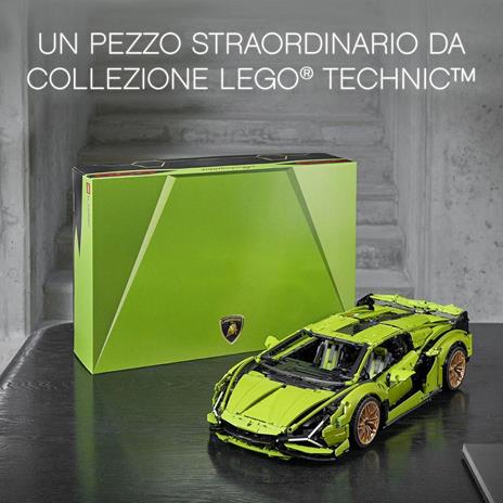 LEGO Technic 42115 Lamborghini Sián FKP 37, Set con Auto Sportiva, Modellino di Macchina da Costruire per Adulti, Idea Regalo - 8