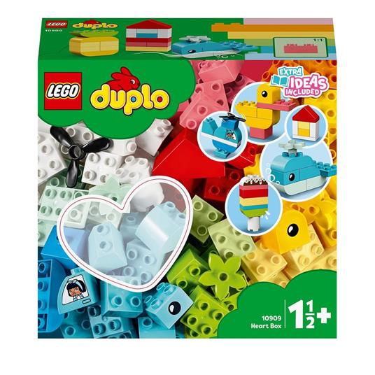 LEGO DUPLO 10909 Classic Scatola Cuore, Primi Mattoncini Colorati da  Costruzione, Giochi Educativi e Creativi per Bambini - LEGO - Duplo - Set  mattoncini - Giocattoli