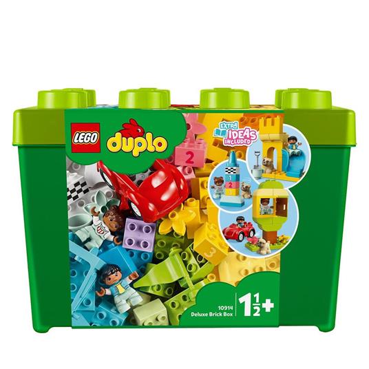 LEGO DUPLO 10914 Classic Deluxe Contenitore di Mattoncini Grande, Giochi  Educativi per Bambini Creativi di 1,5+ Anni - LEGO - Duplo - Set mattoncini  - Giocattoli | IBS