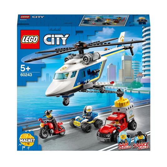 LEGO® 60243 - Inseguimento sull'elicottero della polizia