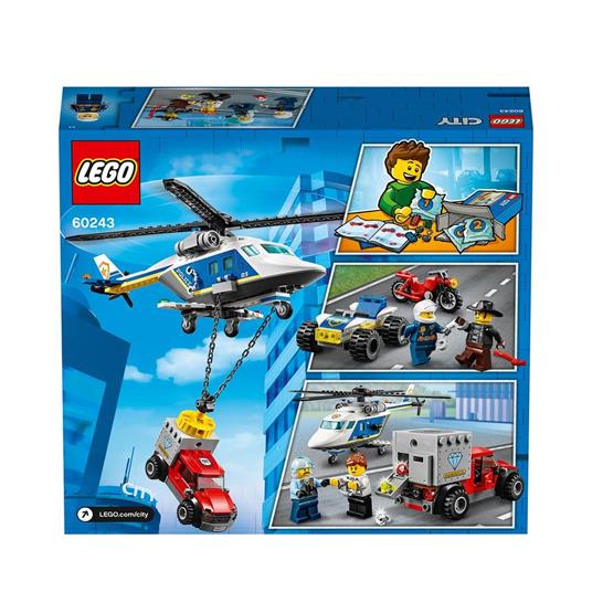 LEGO City 60243 Inseguimento sull'Elicottero della Polizia con Quad ATV,  Moto, Camion, Kit di Costruzione Giocattoli - LEGO - City - Mestieri -  Giocattoli | IBS