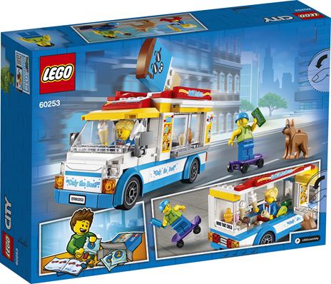LEGO City 60253 Furgone dei Gelati, Camion Giocattolo con Skater e Cane, Giochi Creativi per Bambini dai 5 Anni in su - 15