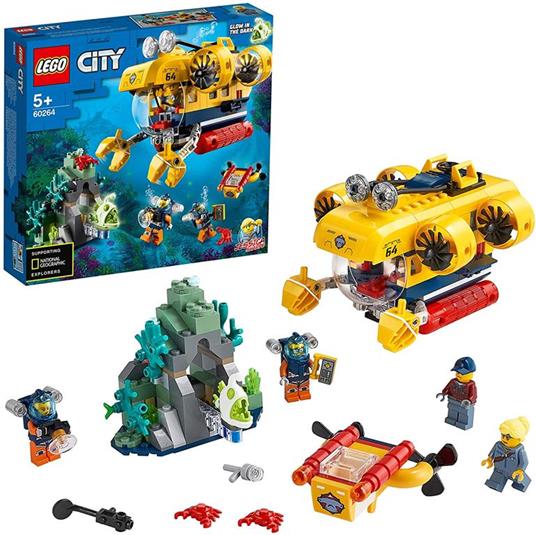 LEGO City Oceans (60264). Sottomarino da esplorazione oceanica - LEGO -  City Oceans - Imbarcazioni - Giocattoli | IBS