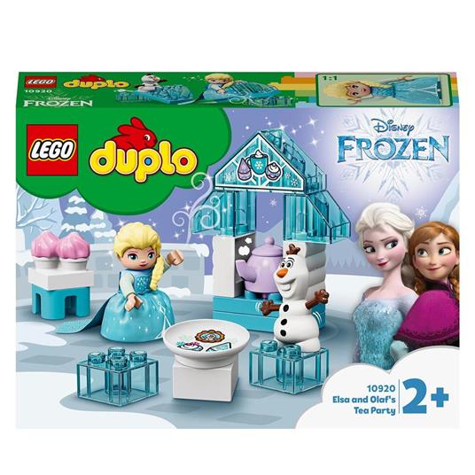 LEGO DUPLO Princess 10920 Il Tea Party di Elsa e Olaf, Set da Costruzione  con Mattoncini Grandi, Dolcetti e Teiera - LEGO - Duplo Princess - Cartoons  - Giocattoli | IBS
