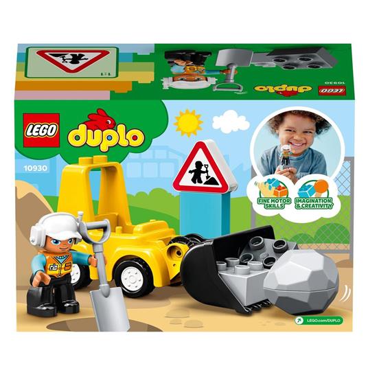 LEGO DUPLO Town 10930 Bulldozer, Veicoli da Cantiere Giocattolo, Sviluppo delle Abilità Motorie, Giochi per Bambini - 8