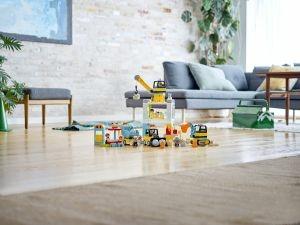 LEGO DUPLO Town 10933 Cantiere Edile con Gru a Torre, Set con Luci e Suoni, Motore Push & Go, Mattoncini Creativi - 11