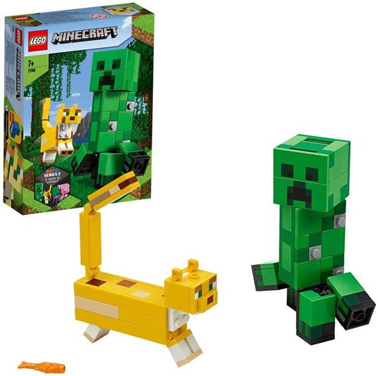 LEGO Minecraft (21156). Maxi-figure Creeper e Gattopardo - 6