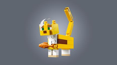LEGO Minecraft (21156). Maxi-figure Creeper e Gattopardo - 11